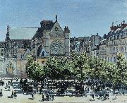Claude Monet Germain lAuxerrois painting